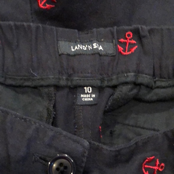 EUC Land 'n Sea Navy  Capri Size 10 - Picture 5 of 6